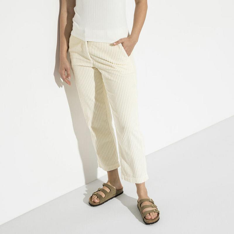 Birkenstock Fresh Soft Footbed Nubuck Lær Florida Dame Khaki | NO 82OKI